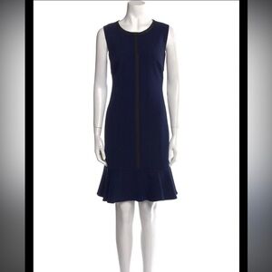 Karl Lagerfeld Flounced Skirt Dress